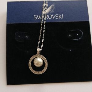 Swarovski crystal & pearl necklace